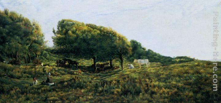 Charles-Francois Daubigny Paysage a Villerville